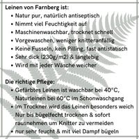 Leinenstoff Meterware für Vorhänge, Tischdecken, Servietten etc. - Breite 1,40 m - Uni Natur